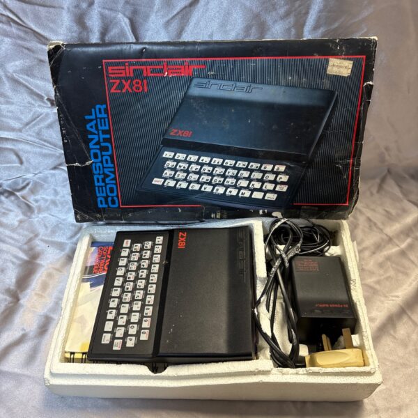 Vintage box Sinclair ZX81 personal computer