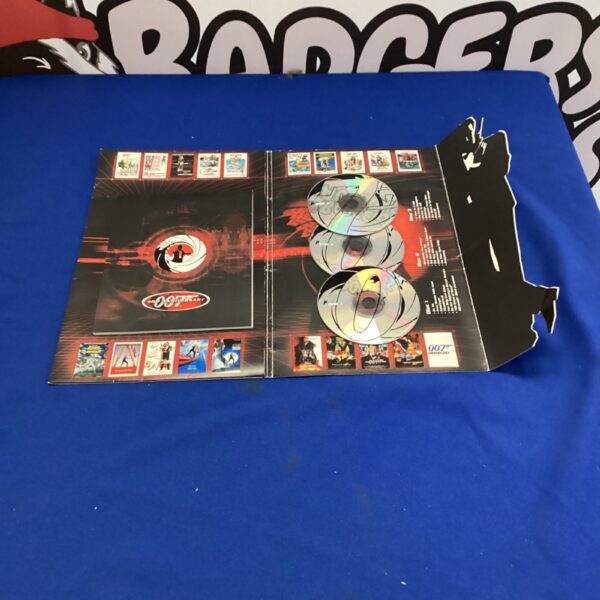 James Bond 007 40th Anniversary box set, collectible film memorabilia.