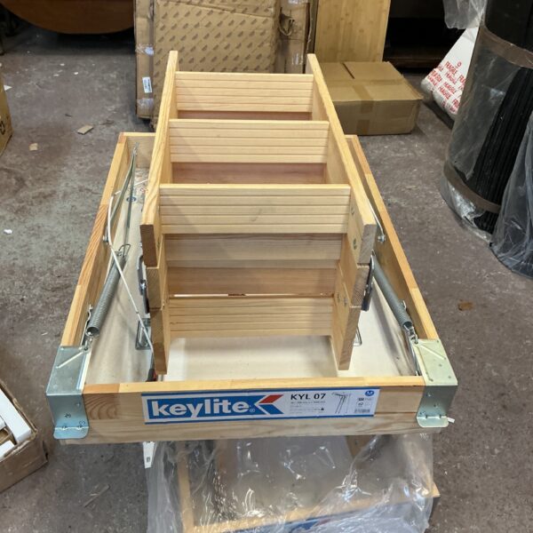 Keylite model 07 loft window with timber frame.