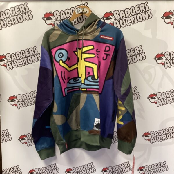 Colourful K-Hanning members only hoodie in size L.