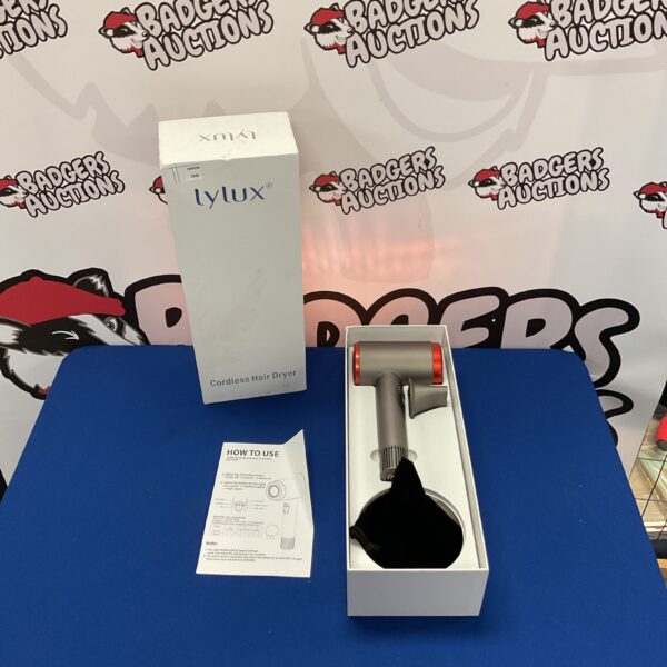 Lylux cordless hair dryer, a modern beauty appliance.