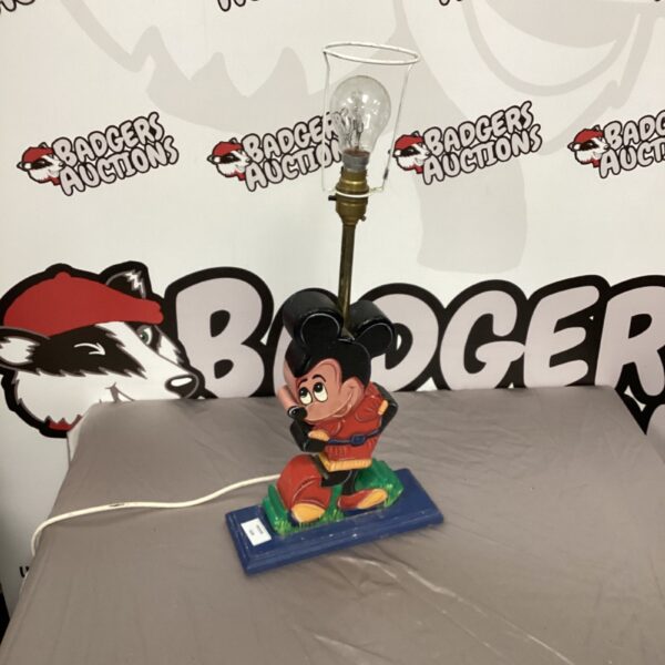 Vintage Mickey Mouse table lamp, collectible Disneyana.
