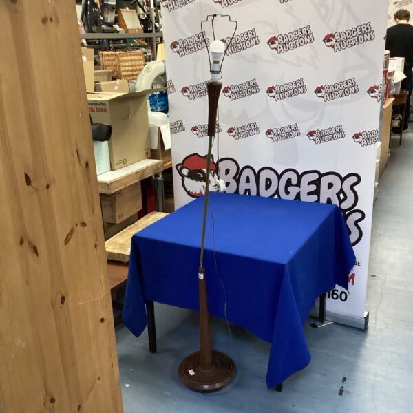 Vintage mid century standard lamp with adjustable shade.