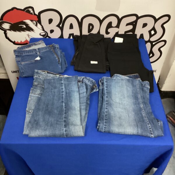 Mixed lot of women's leggings and jeans, including M&S.