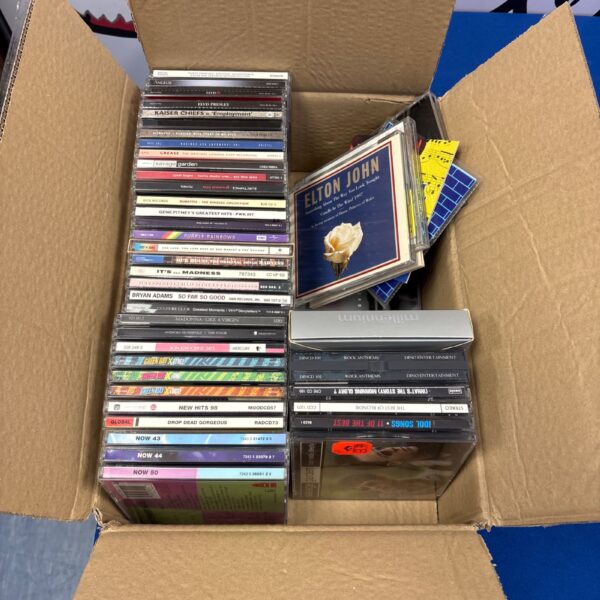 Mixed lot of music CDs for collectors and music lovers.