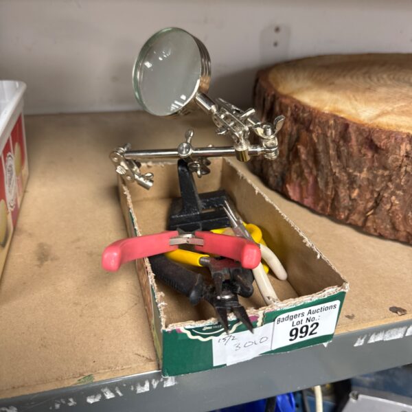 Selection of model makers tools for hobby and electronics projects.