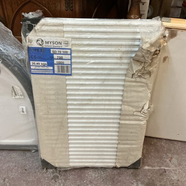 My Son double panel radiator 1000x700mm, wrapped for transport.