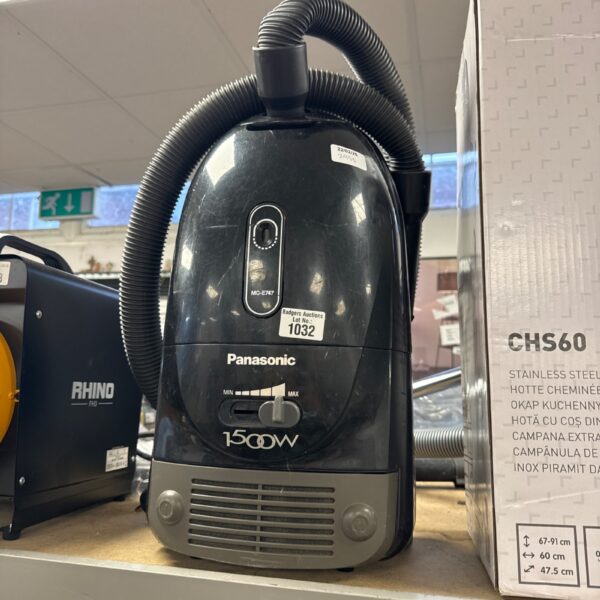 Panasonic stowaway vacuum cleaner, compact and lightweight design.