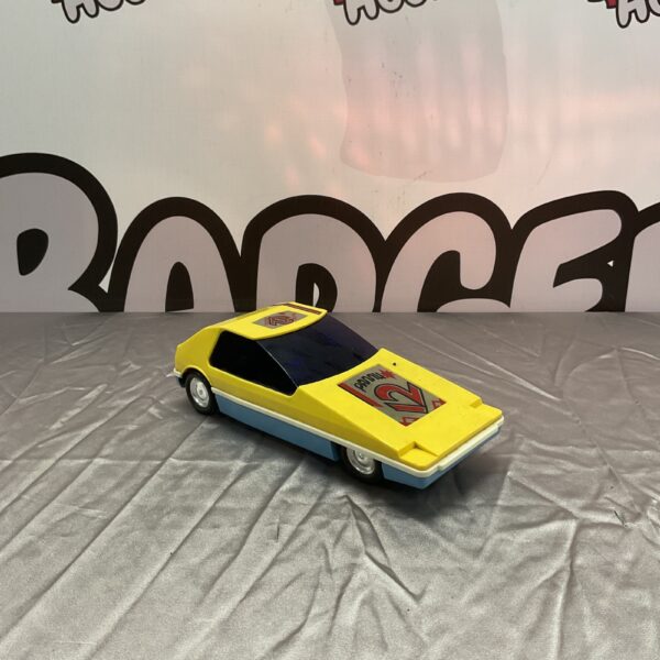 Vintage Pannu battery powered toy car from the 1980s.
