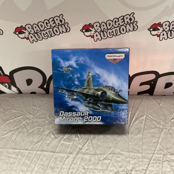 Detailed Panzerkampf Wing Dassault Mirage 2000 scale model aircraft.