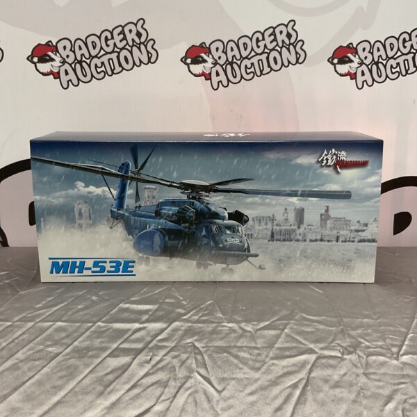 Detailed Panzerkampf MH-53E helicopter diecast model for collectors.