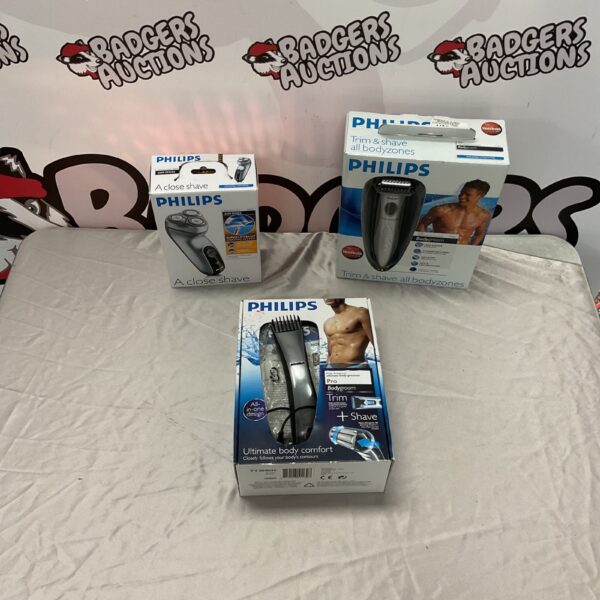 Philips Body Groomer 6600 series electric shaver and grooming kit.