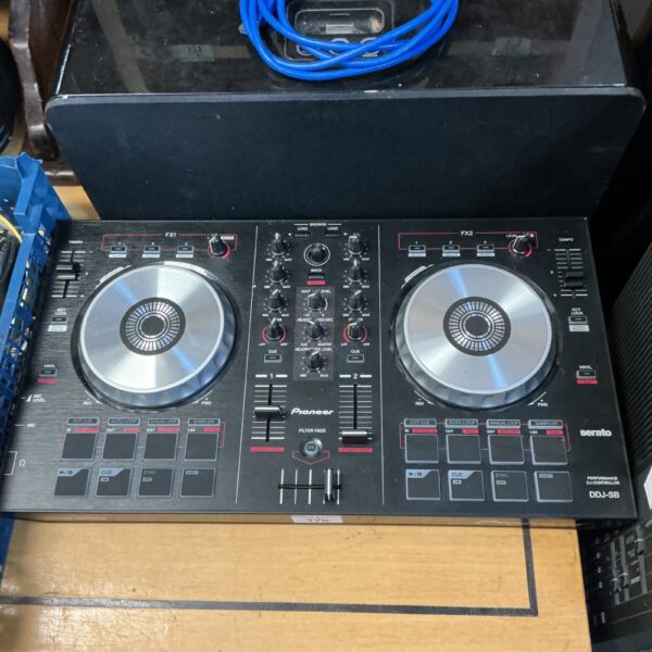 Pioneer DDJ-SB DJ controller for Serato DJ software.
