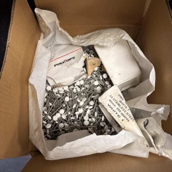 Lot of Polytop 14 gauge metal pins for upholstery.