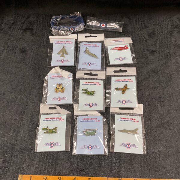 Lot of eleven Royal Air Force wings badges for collectors.