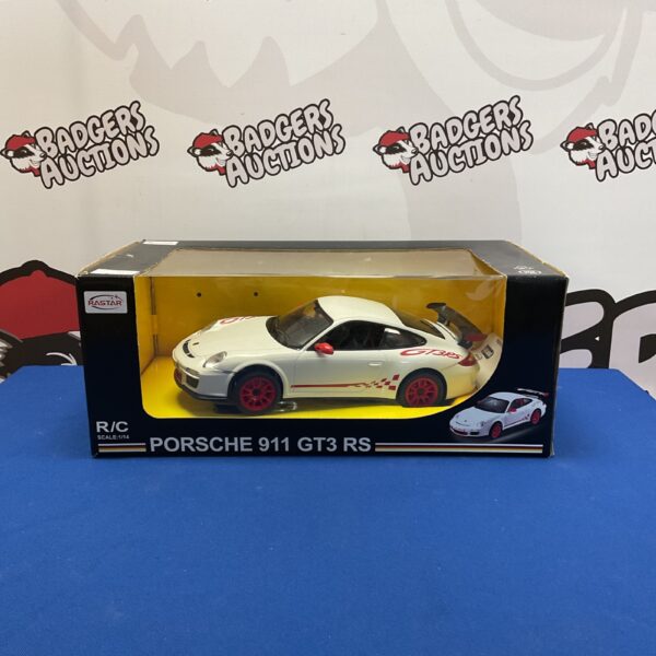 Rastar Porsche 911 GT3 RS RC car, detailed model.