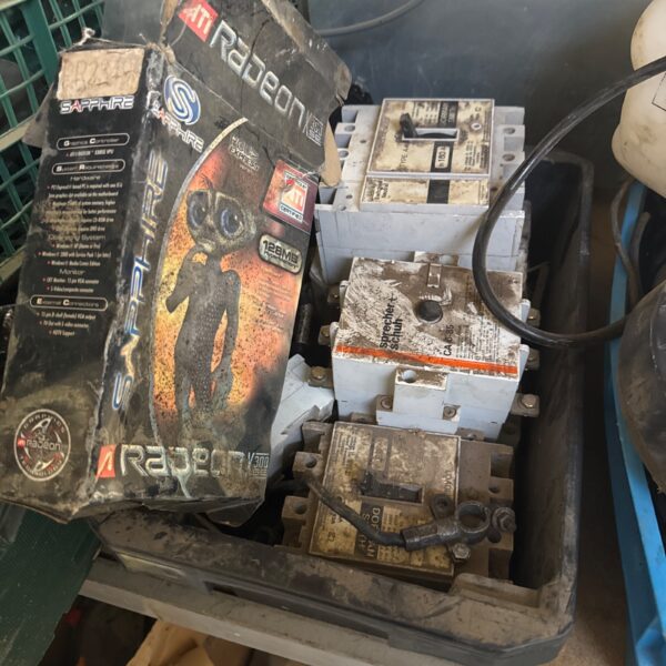 Vintage Sapphire Radeon graphics card with PCI interface.