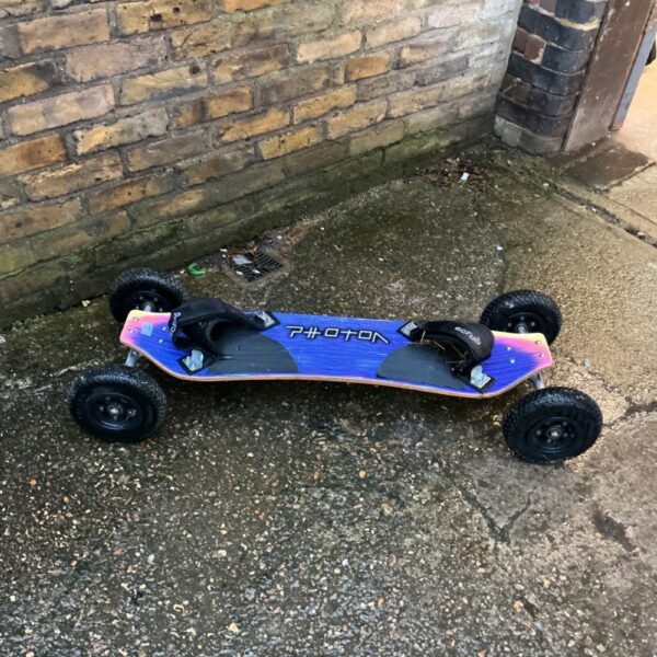 Vibrant Scrub Photon mountain board for all terrain adventures.