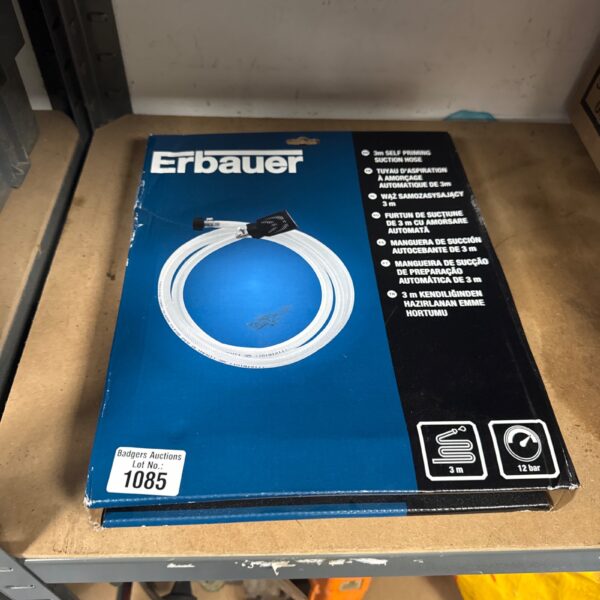 Sealey 3m self priming suction hose in original packaging.