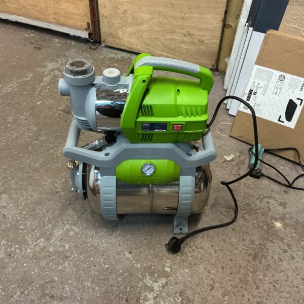 Portable Sealey electric compressor in used condition.