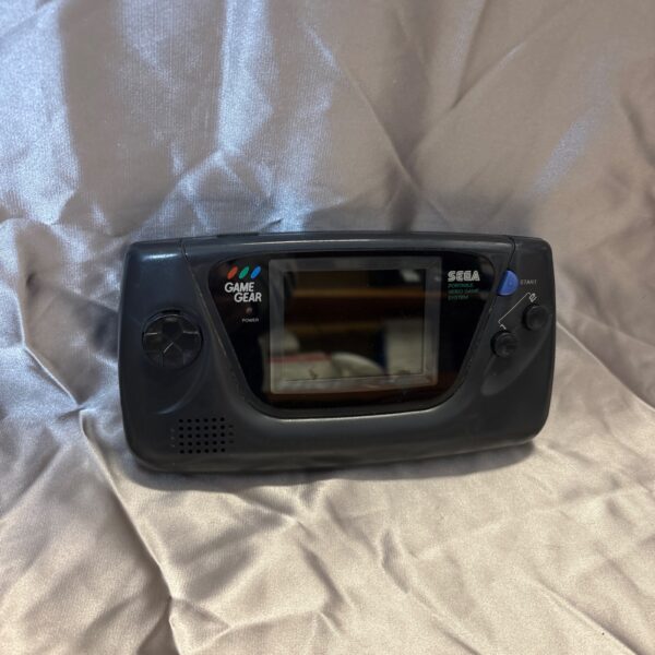 Vintage Sega Game Gear handheld console for retro gaming enthusiasts.