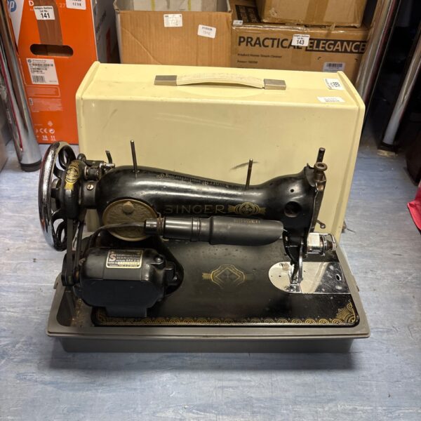 Vintage Singer K5929098 sewing machine in its original case.
