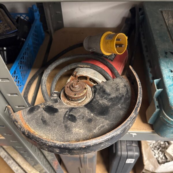 Used Site SMA910 230mm disc cutter for metal cutting.