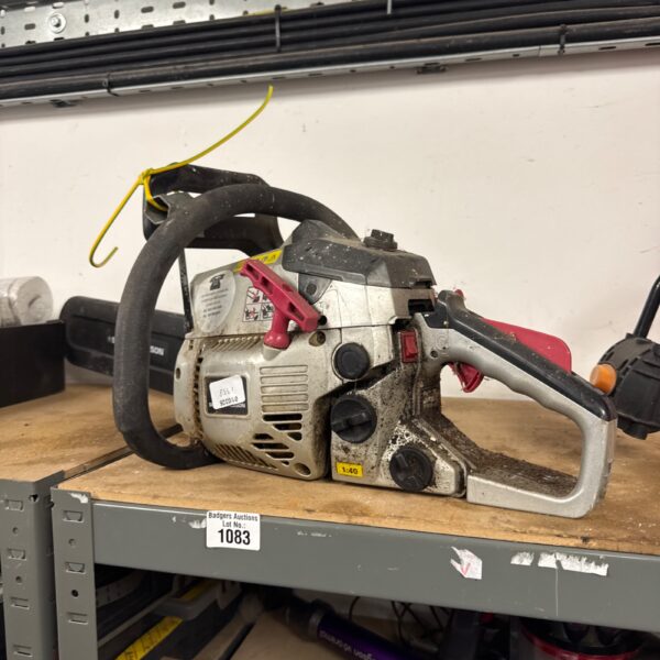 Spear & Jackson petrol chainsaw for garden and DIY tasks.