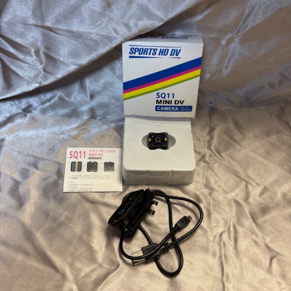 Boxed Sports DV SQ11 mini DV camera for action sports.