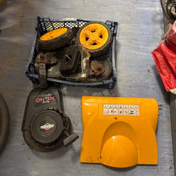 Selection of Sprint XC40 lawnmower parts for repair or restoration.