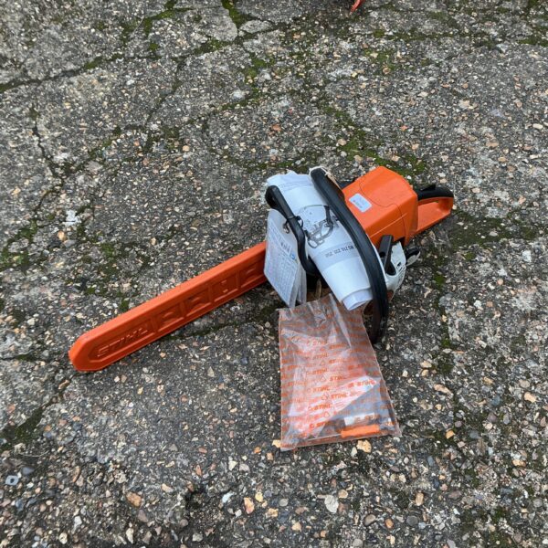 Used Stihl petrol chainsaw for garden and forestry work.