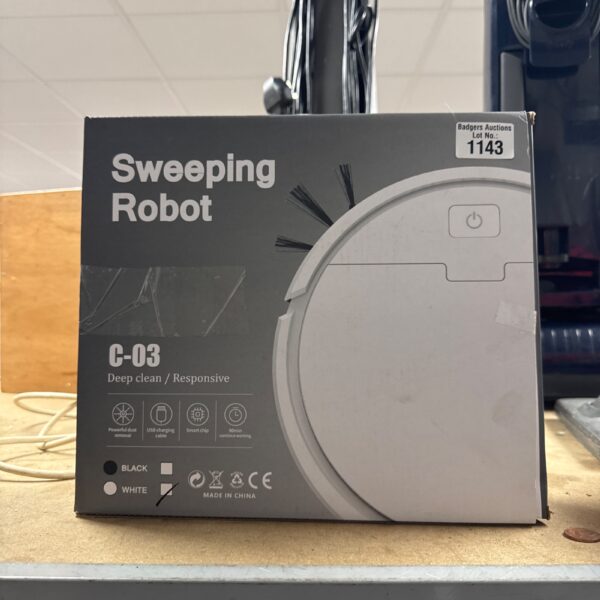 Used sweeping robot C-3 for automated floor cleaning.