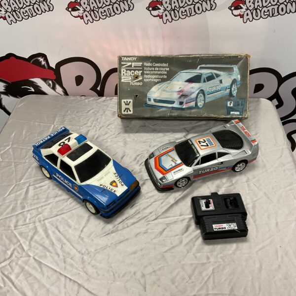Vintage Tandy 7F Racer radio controlled car, 27MHz frequency.
