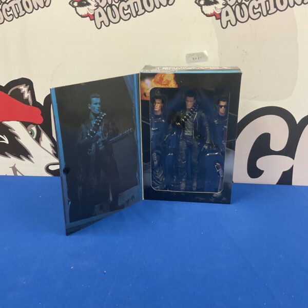 Vintage Kenner Terminator 2 T-800 action figure in original box.