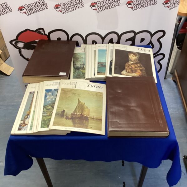 The Masters Artists Knowledge publications featuring Goya, Turner, and El Greco.
