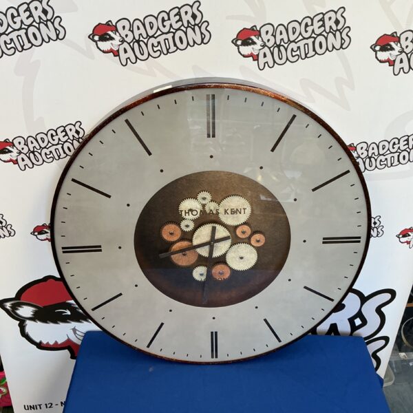 Large Thomas Kent wall clock with a classic design.