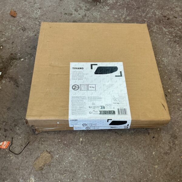 Two Tivano parasol base plates for outdoor garden furniture.
