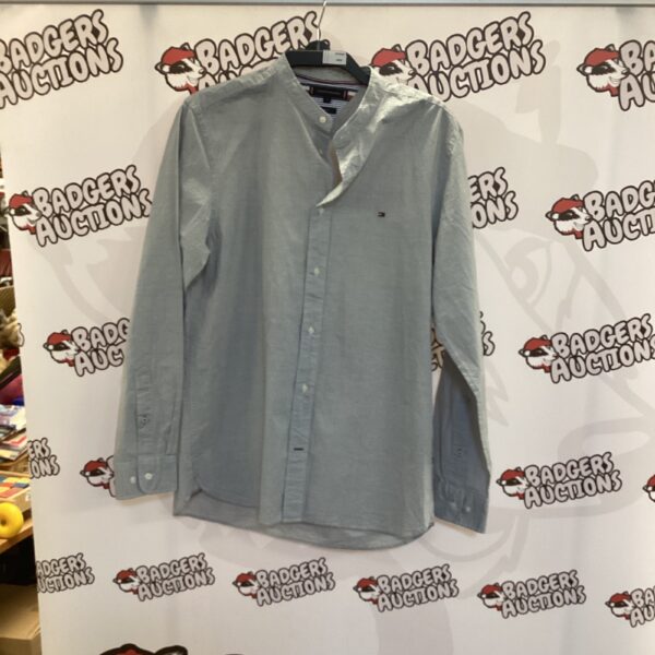 Tommy Hilfiger long sleeve shirt size L, casual men's wear.