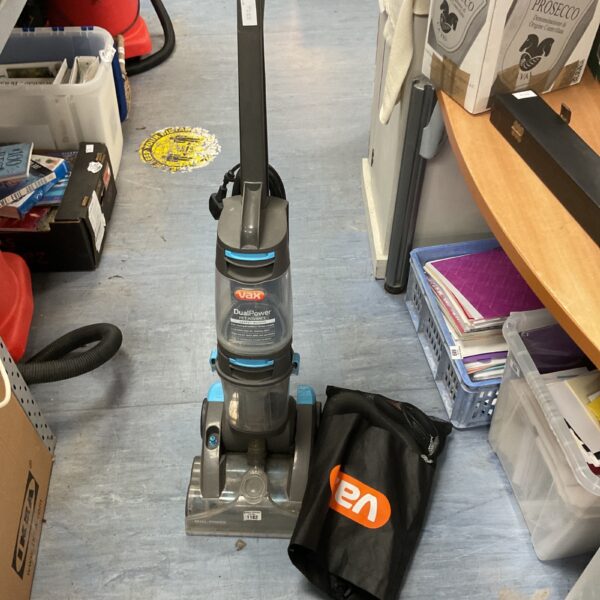 Vax Dual Power carpet cleaner with cleaning solution tank.