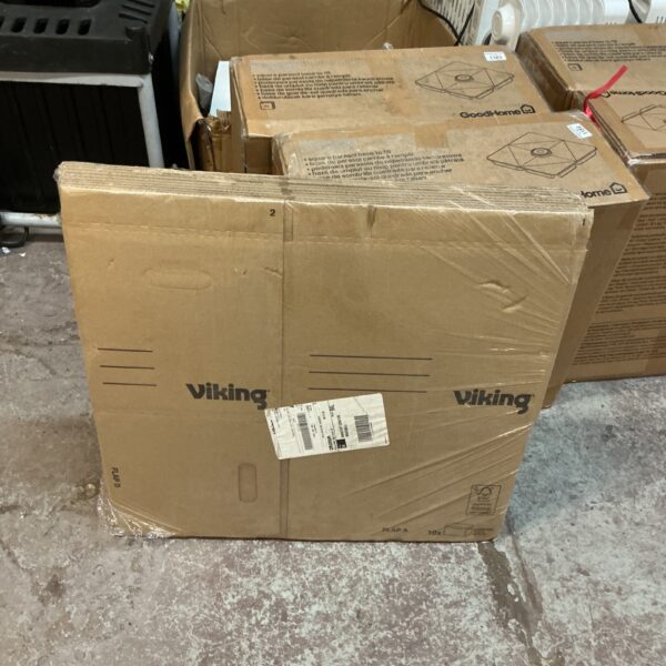 Lot of used Viking packing boxes for moving and storage.