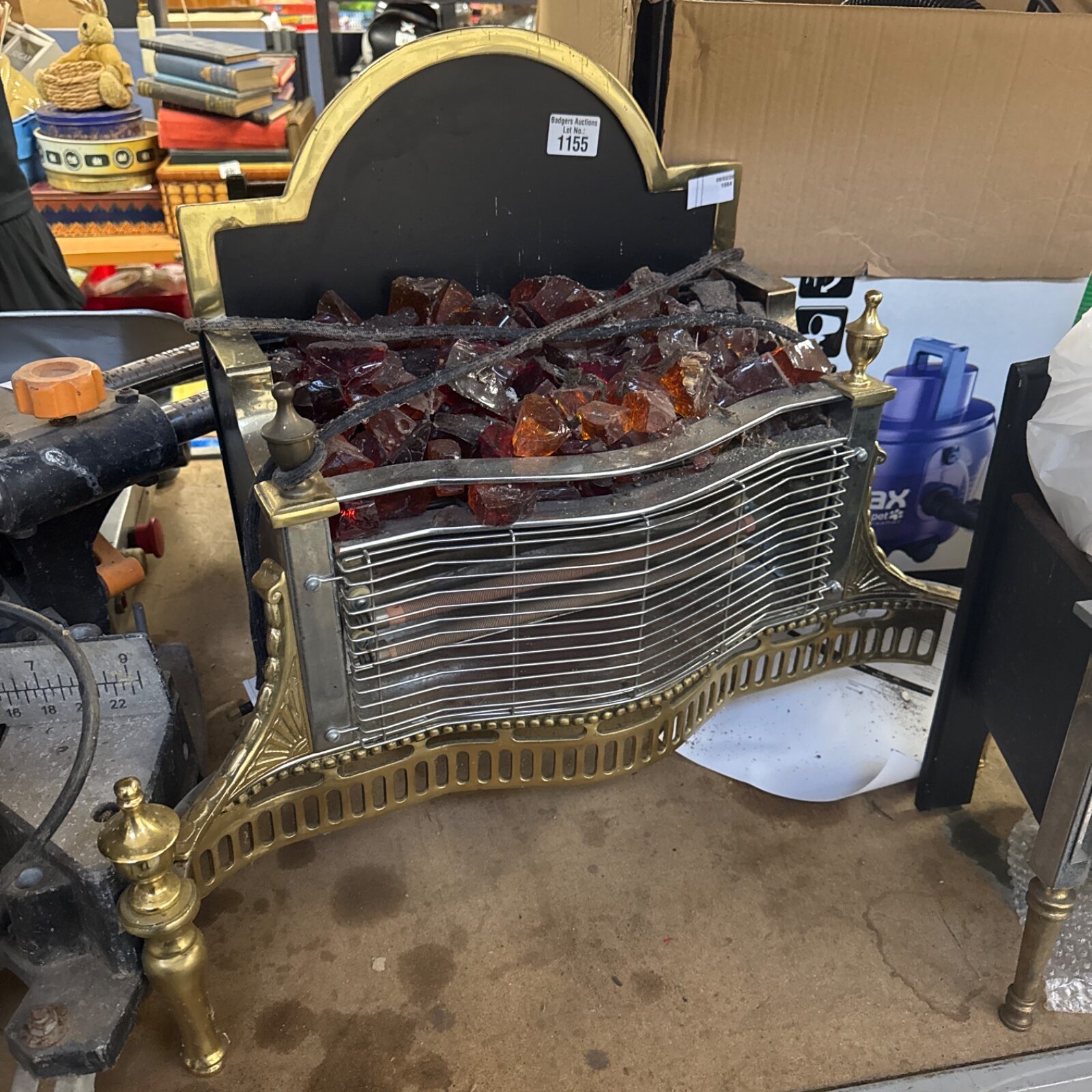 Vintage electric fireplace – Badgers Auctions