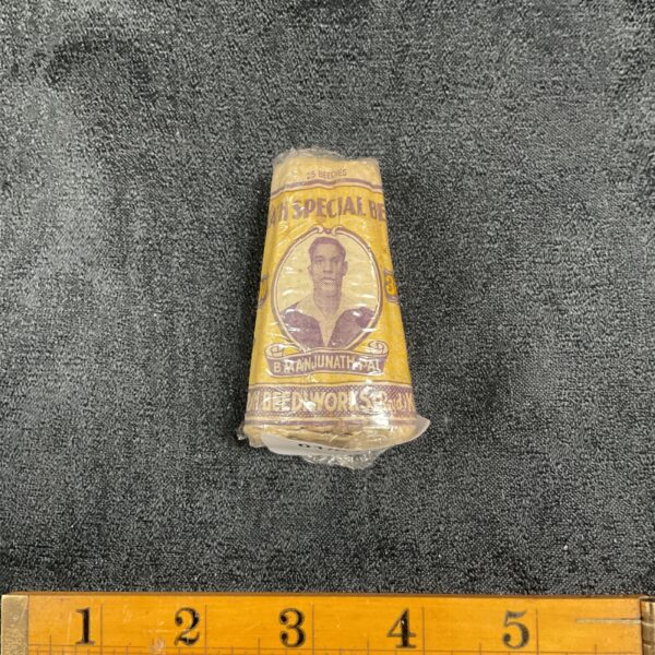 Vintage pack of Indian Beedi cigarettes by B.R. Ranjan Patel.