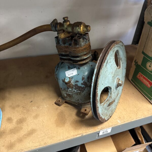 Vintage Lightfoot VT1 pump, a collectible automotive fuel dispenser.