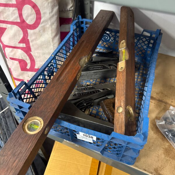 Vintage Stanley No 5 wood plane, antique woodworking tool.