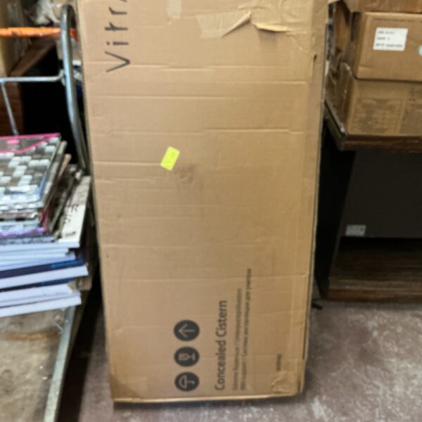 Vitra concealed cistern kit in original packaging.
