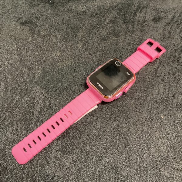 Pink VTech KidiWatch DX smartwatch for children.