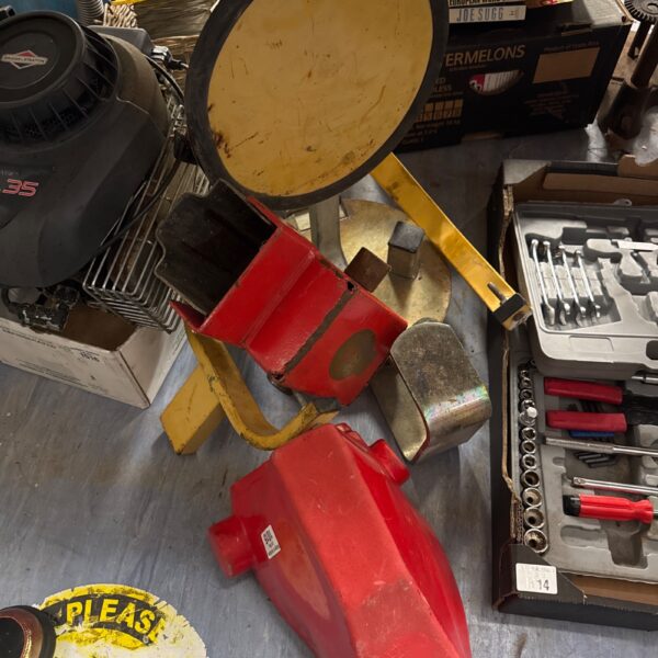 Wheel clamp and hitch lock lot for vehicle security.