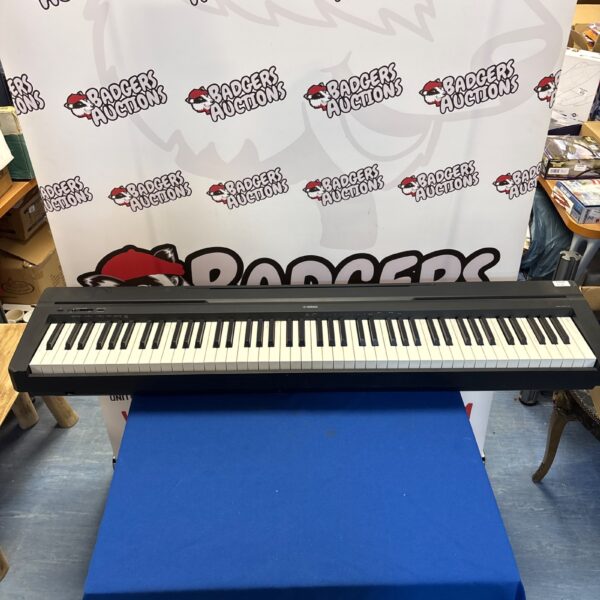 Yamaha P-35 digital piano with 88 weighted keys for sale.