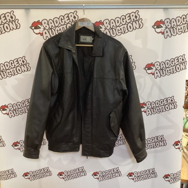 Zantos size S leather aviator jacket, classic vintage style