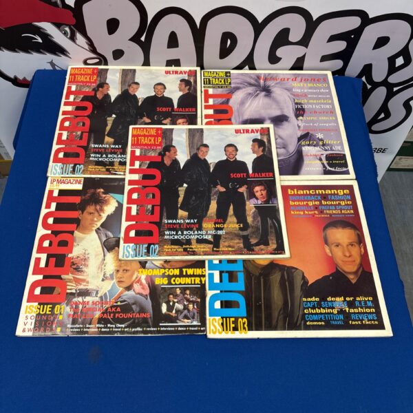 Vintage 1980s music magazines featuring Scott Walker and Ultravox.